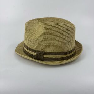 Lids Tan 100% Paper Fedora Hat